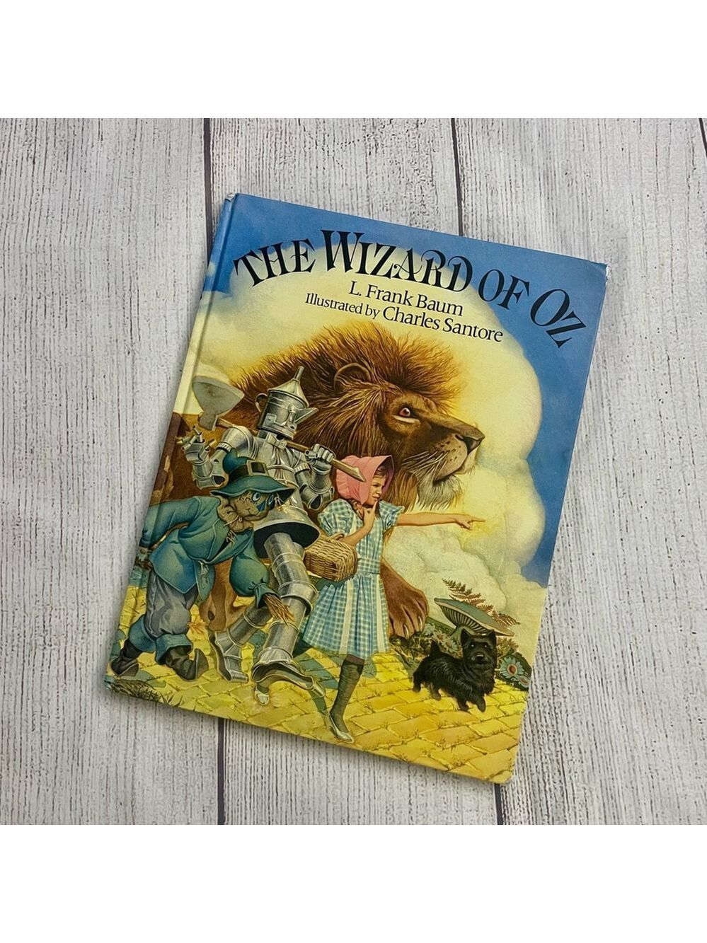 VINTAGE 1991 The Wizard of Oz Illustrated Hardcover Book